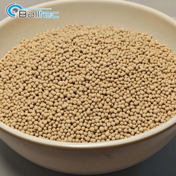 1.6-2.5mm 3-5mm 3A 沸石分子篩球/顆粒吸附劑，具有高分離效率，適用於天然氣乾燥