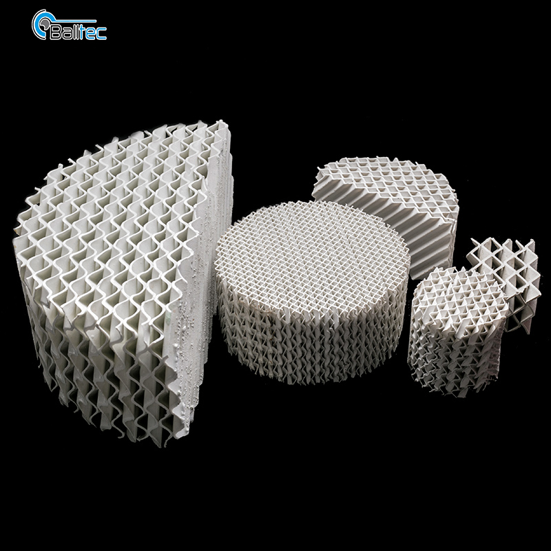 Comparison between Ceramic Corrugated Packing and Metal Structured Packing